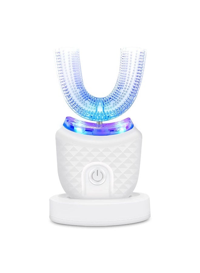 Ultrasonic Electric U-Shaped Toothbrush – 360° Automatic Whole Mouth Cleaning with Waterproof Design - Image 1